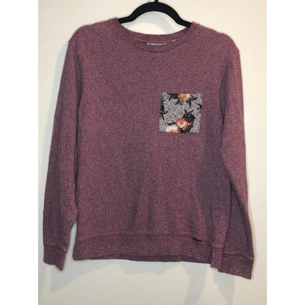 On the Byas Sweatshirt Mexis Design Floral Pocket Comfort Loungewear Small